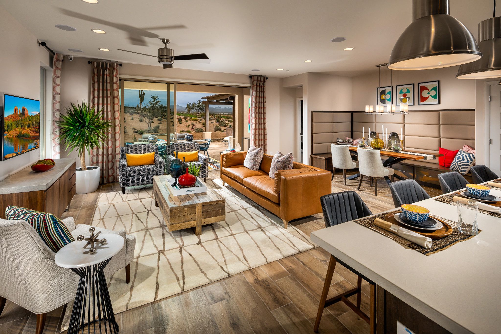 Trilogy_Verde_River_Evia_Model_Great Room from Kitchen